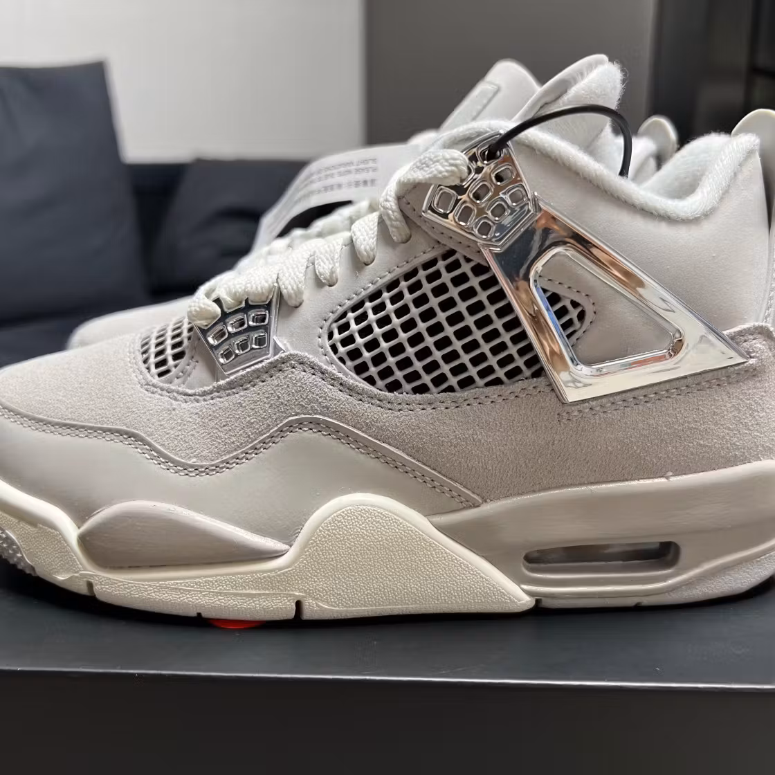 (Women) Air Jordan 4 'Light Iron Ore' AQ9129-001 (Women) Air Jordan 4 'Light Iron Ore' AQ9129-001